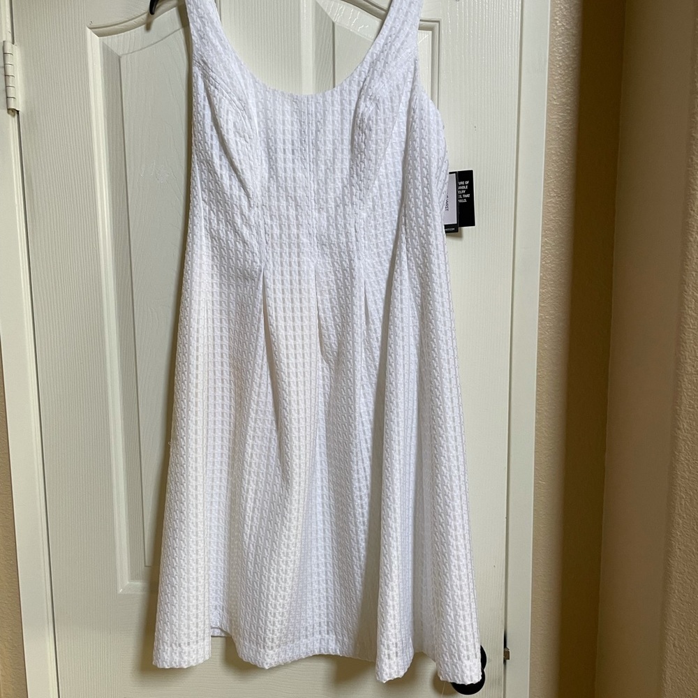 White Nine West size 10 dress